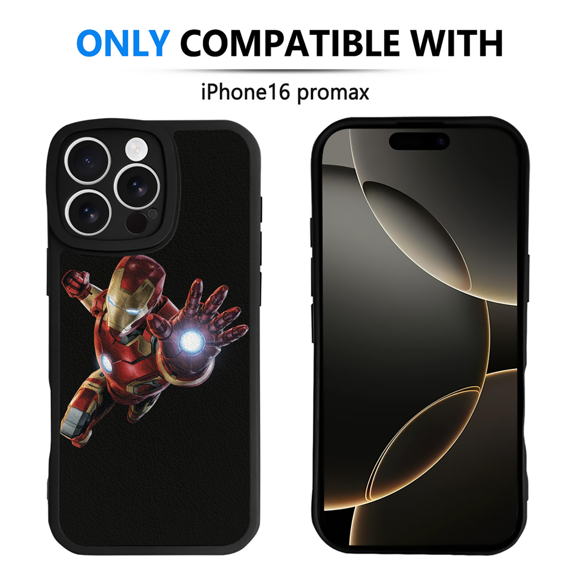 （画像用） アベンジャーズ The Avengers 【iPhone 16シリーズ対応】シリコンスマホケース（レザー調） 材質：シリコン